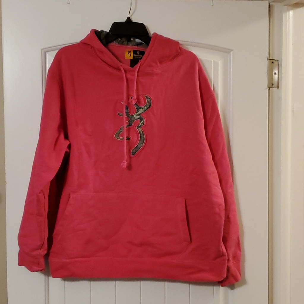 Hot Pink Xl Browning Hoodie